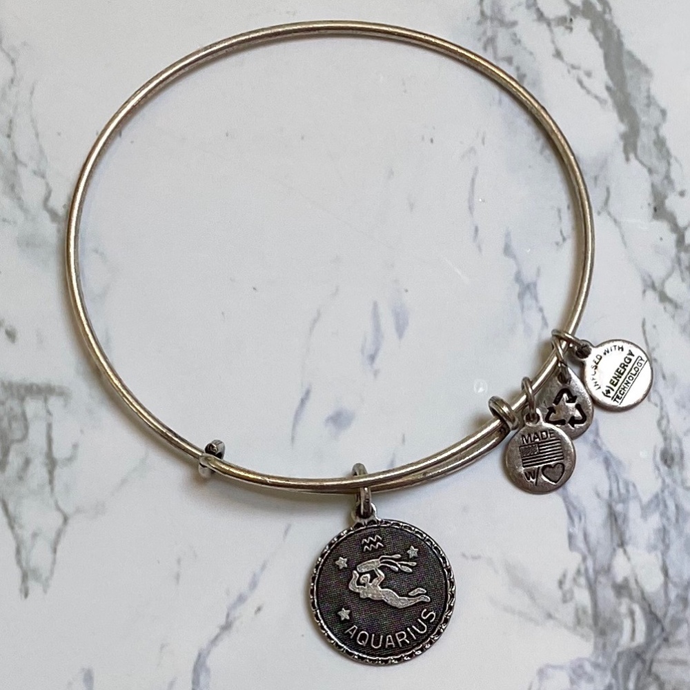Alex and Ani Aquarius Bangle
